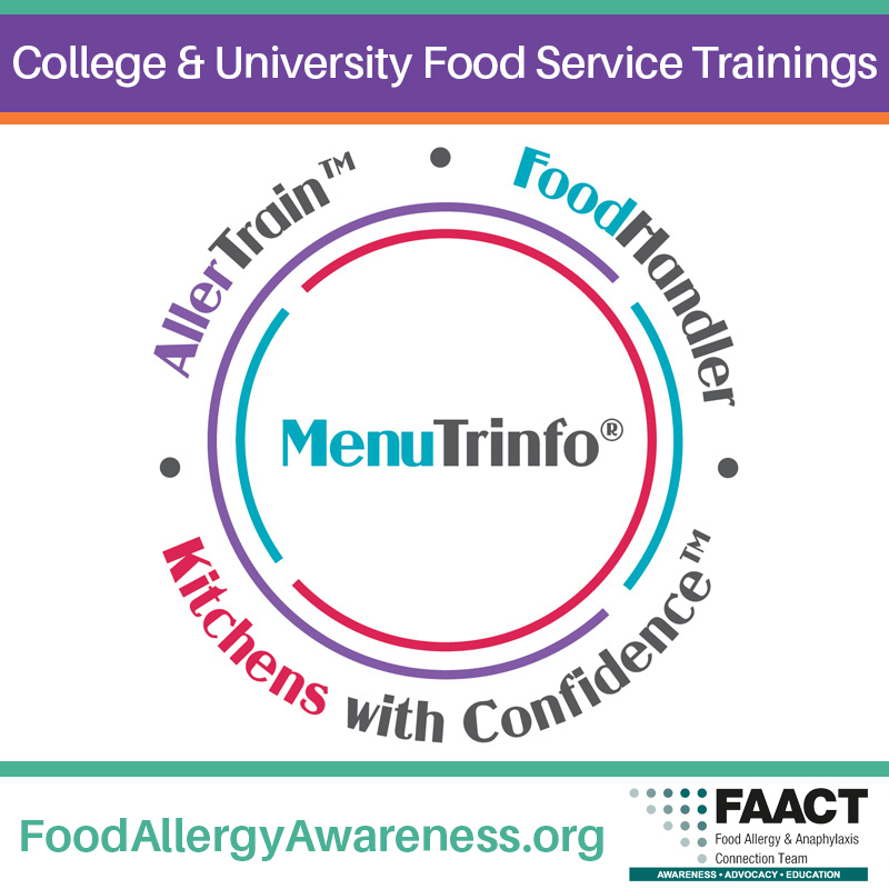 College Food Service Trainings